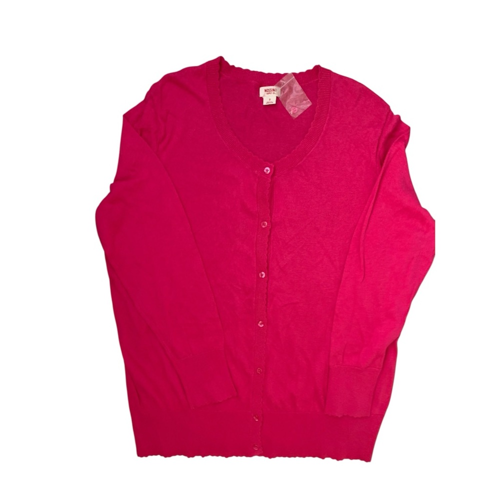 Mossimo Supply Co. Fuchsia Cardigan Sweater
